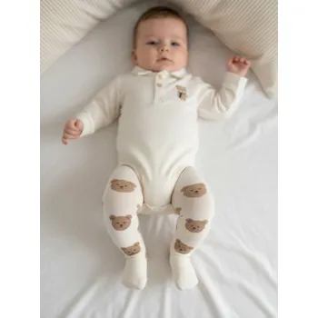 Sinsay - Kojenecké punčocháče – balení 2 kusů - béžová - 666GS-80X - 666GS-80X-U80