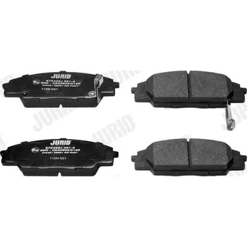 Brzdová destička Sada brzdových destiček, kotoučová brzda JURID 572432J