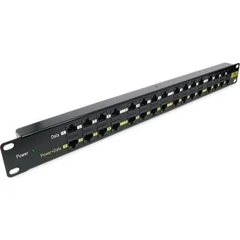 Rozvaděč Patch panel POE UTP cat.5e 16p 1U Black (provedení 19" rack) 0.68000 Kg ELEKTRO Sklad1 5050192 (0.68000 Kg ELEKTRO Sklad1 5050192)