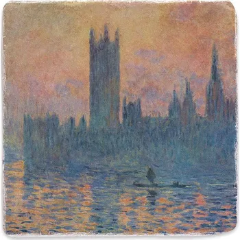 Digitální kompakt Mramorový tácek - House of Parliament in winter