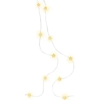 Vánoční dekorace Sada 3 světelných LED řetězů Santa's Express – hvězdy / 8 režimů / IP44