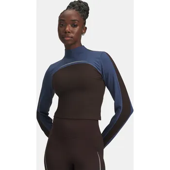 Dámské tričko Under Armour UA Halo CW Mock-BRN 6005980-246 Hnědá XXL