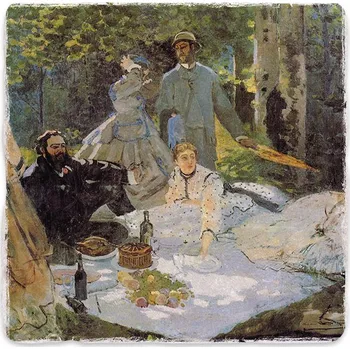 Digitální fotoaparát Mramorový tácek - Snídaně v trávě