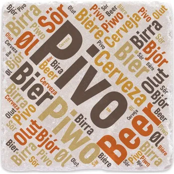 Digitální kompakt Mramorový tácek - Pivo