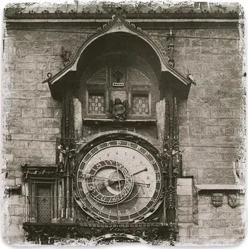 Digitální kompakt Mramorový tácek - Praha - Orloj
