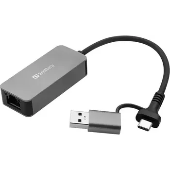 Notebook Sandberg USB-C/A 2.5 GbE RJ45 Adapter