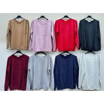 Dámský svetr Svetřík se třpytkami Barva: Bílá