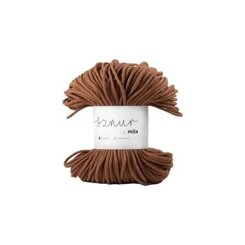 Příze Bavlněná šnůra MILA&nbsp;3&nbsp;mm - skořicová