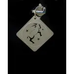 Stříbrný přívěsek měsíční znamení-KOZOROH