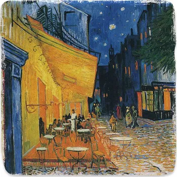 Digitální kompakt Mramorový tácek - Noční kavárna