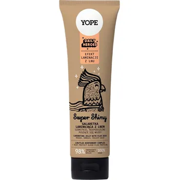 Stylingový přípravek Yope Daily Heroes Super Shiny Daily Heros Super lesklý laminační gel na vlasy 140 ml