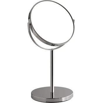 Kosmetické zrcátko Sapho ANNA kosmetické zrcátko na postavení, Ø 163mm, oboustranné, chrom (211213)