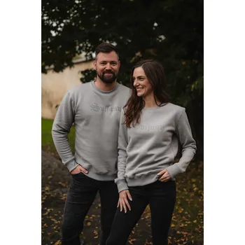 Běžecké oblečení Mikina pánská Barva: šedá, Velikost: XXL