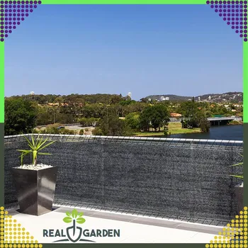 zahradní zástěna Stínící Tkanina 1,5x25m Maskovací clona na oplocení 60g