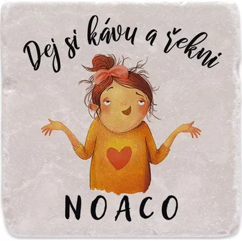 Digitální kompakt Mramorový tácek - Dej si kávu a řekni NOACO
