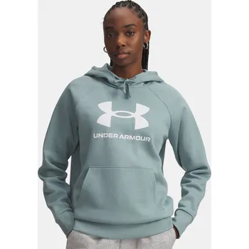 Dámská mikina Dámská mikina Under Armour UA Rival Fleece Big Logo 1379501-323 Zelená MD