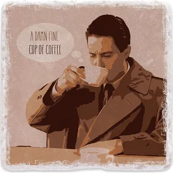 Digitální fotoaparát Mramorový tácek - Zatraceně dobrý šálek kávy