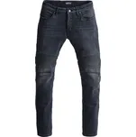 PANDO MOTO kalhoty jeans KARL DEVIL 9 Short washed black - 38