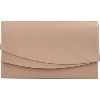 Kabelka Jednoduché psaníčko s atypickou klopou Julika, tmavě béžová