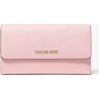 Peněženka MICHAEL KORS dámská kožená peněženka Jet Set růžová