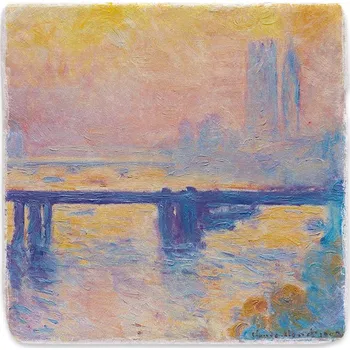 Digitální kompakt Mramorový tácek - Charing Cross Bridge