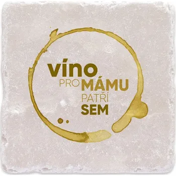 Digitální fotoaparát Mramorový tácek - Bílé víno pro mámu