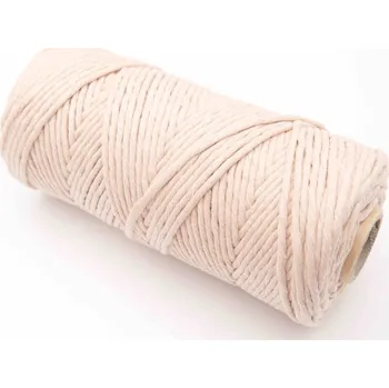 Macrame - béžová - průměr 0,3 cm - návin 100 metrů
