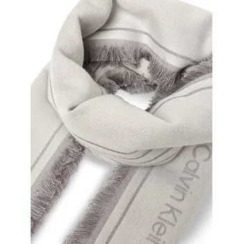 Šátek Šátek Calvin Klein Emblem Graphic Lw Square Scarf LV04F8073G Šedá OS