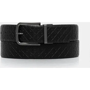 Módní doplněk Oboustranný kožený pásek Calvin Klein LV04D7042G černá 99X, vel. 90