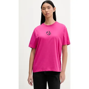 Pánské oblečení Tričko Karl Lagerfeld Jeans B1W17086 růžová 42X, vel. M