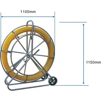 Protahovací pero sklolaminátové ve stojanu 9mm - 150m 20.00000 Kg ELEKTRO Sklad1 50690036 (20.00000 Kg ELEKTRO Sklad1 50690036)