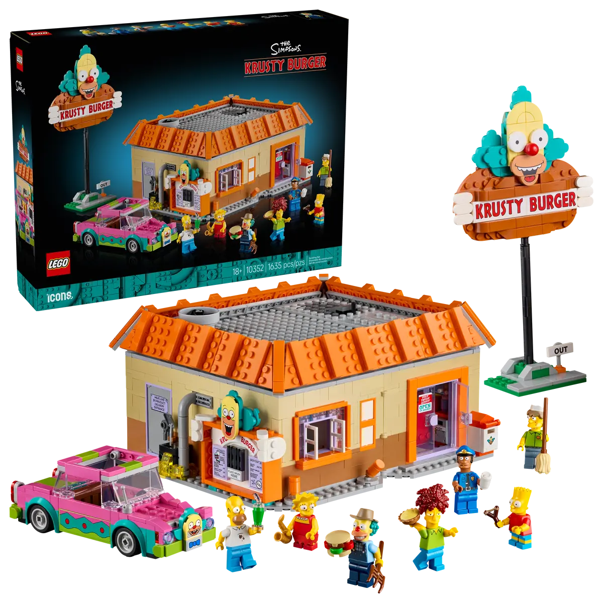 LEGO® Icons 10352 The Simpsons™ Krusty Burger