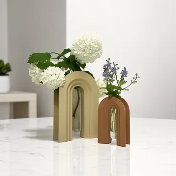 Váza PlantBee Váza na množení Ronda velká žlutá