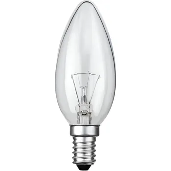 Žárovka Žárovka svíčková průmyslová Helios, 60 W, E14, 240 V - čirá (240-60-E14-T)