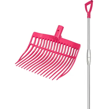 Vidle V-Plast Vidle místovací s násadou V-Plast, hot pink