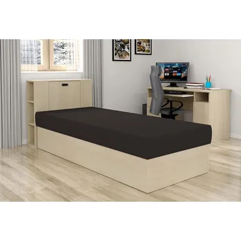 Postel Nabytekmorava Válenda s úložným prostorem a peřináčem Radana 90 barevné kombinace: Akát / Alova hnědá 68