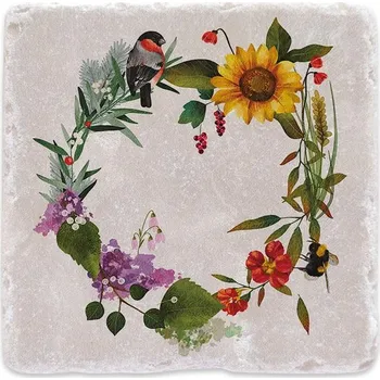 Digitální kompakt Mramorový tácek - Věnec příroda