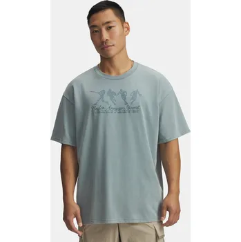 Pánské tričko Pánské tričko Under Armour UA HWT ATHLETES OS SS-GRN 6004936-323 Zelená 3XL