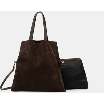 Kabelka Semišová kabelka Answear.LAB VE19 hnědá 88X, vel. ONE SIZE