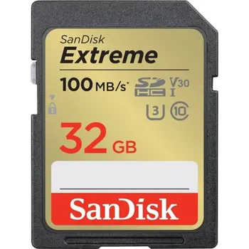 Paměťová karta Paměťová karta Sandisk Extreme SDHC 32 GB 100 MB/s, UHS-I, Class 10, U3, V30 0.00500 Kg ELEKTRO Sklad1 28451024 (0.00500 Kg ELEKTRO Sklad1 28451024)
