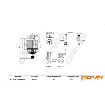 Palivový filtr Palivový filtr Dr!ve+ DP1110.13.0165