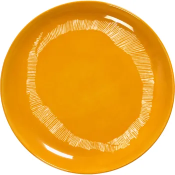 Talíř Serax, Talíř snídaňový Feast, 19 cm, žluto-bílý - Formadore