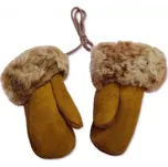 Dětské palčáky hnědá 1/2 až 2 roky