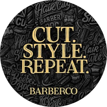 samolepka Barber samolepka BARBERCO Cut Style Repeat