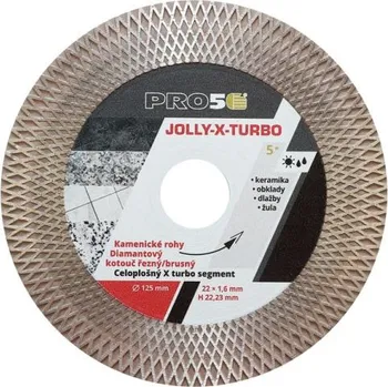 Řezný kotouč PRO5 | diamantový kotouč na řezání a broušení Ø125 mm – jolly hrany (X-turbo)