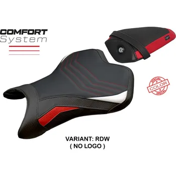 Moto sedlo TPZ Italia Potah sedla Yamaha R9 (25-26) model Lida Comfort potah sedla: bez loga RDW (red-white)