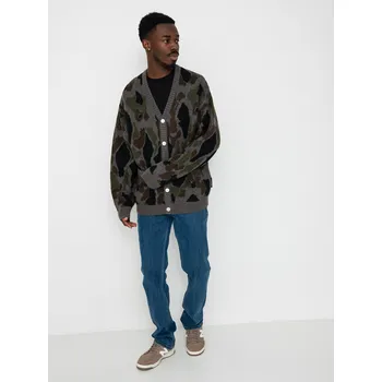 Pánský svetr Carhartt WIP Merton Cardigan (camo duck jacquard/grey) L, camo
