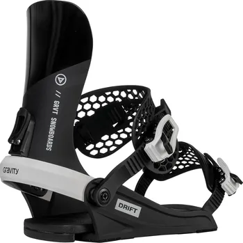 Vázání na snowboard Vázání GRAVITY DRIFT BLACK/WHITE 2025