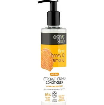 Organic Shop Posilující kondicionér Med a mandle (Strengthening Conditioner) 280 ml + 2 měsíce na vrácení zboží