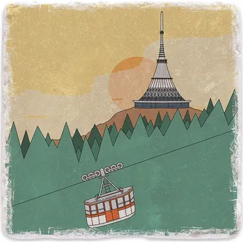 Digitální kompakt Mramorový tácek - Ješťed